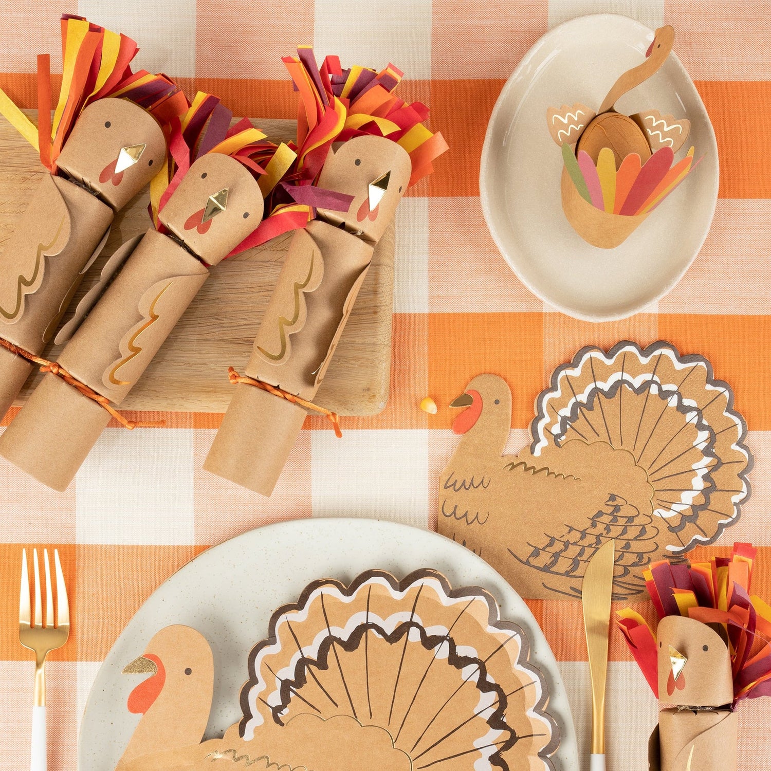 Turkey Crackers Set of 6