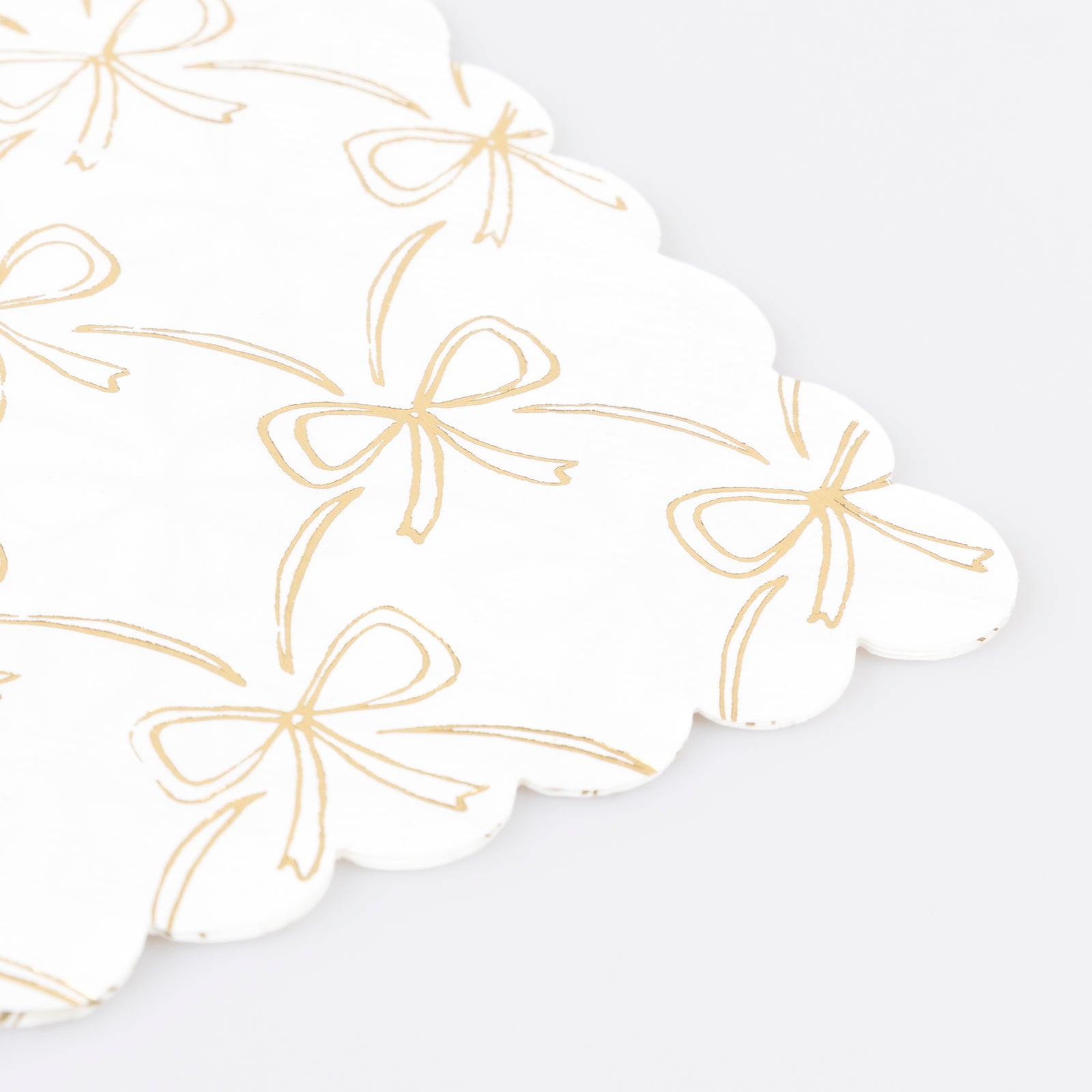 Gold Bow Napkin