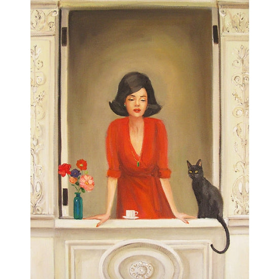 Sylvie and Peridot Small Art Print