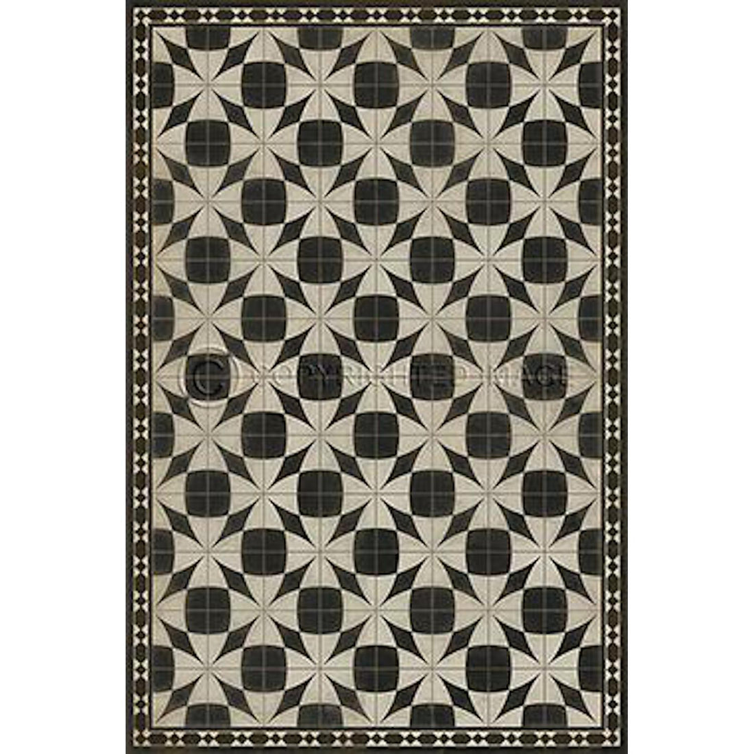 Voltaire Vinyl Rug - Pattern 29