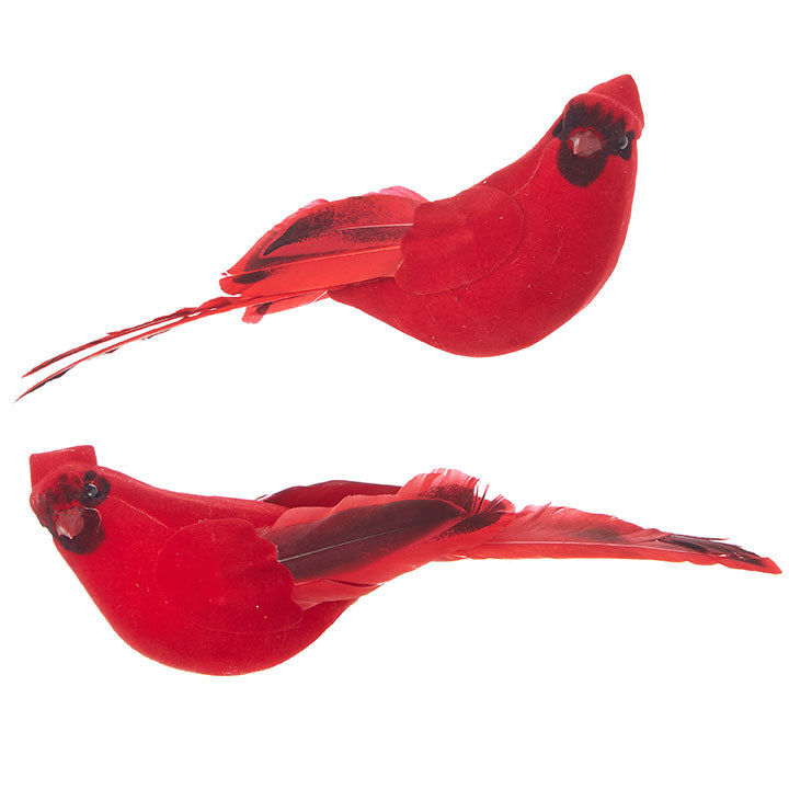 2 of the 7" cardinal ornaments