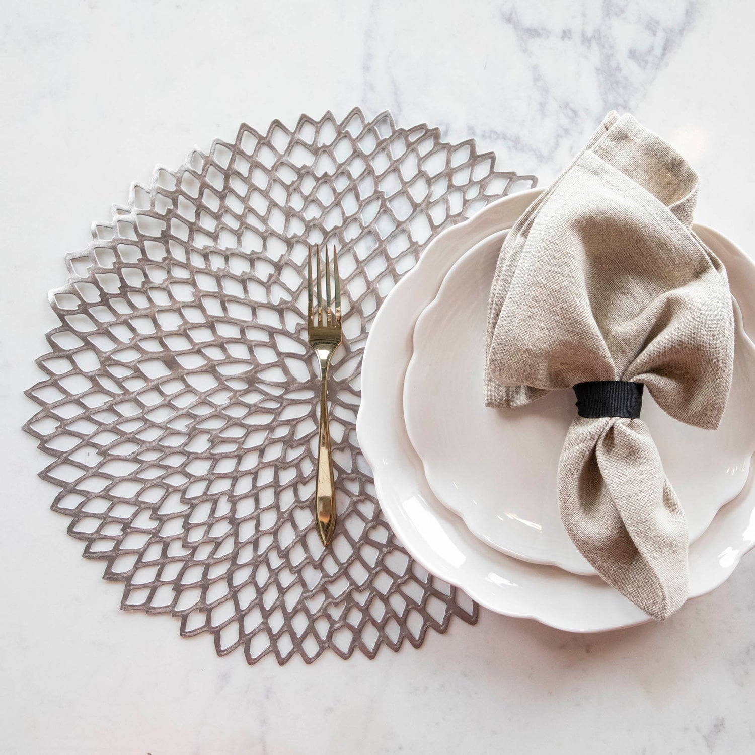 Pressed Dahlia Placemat