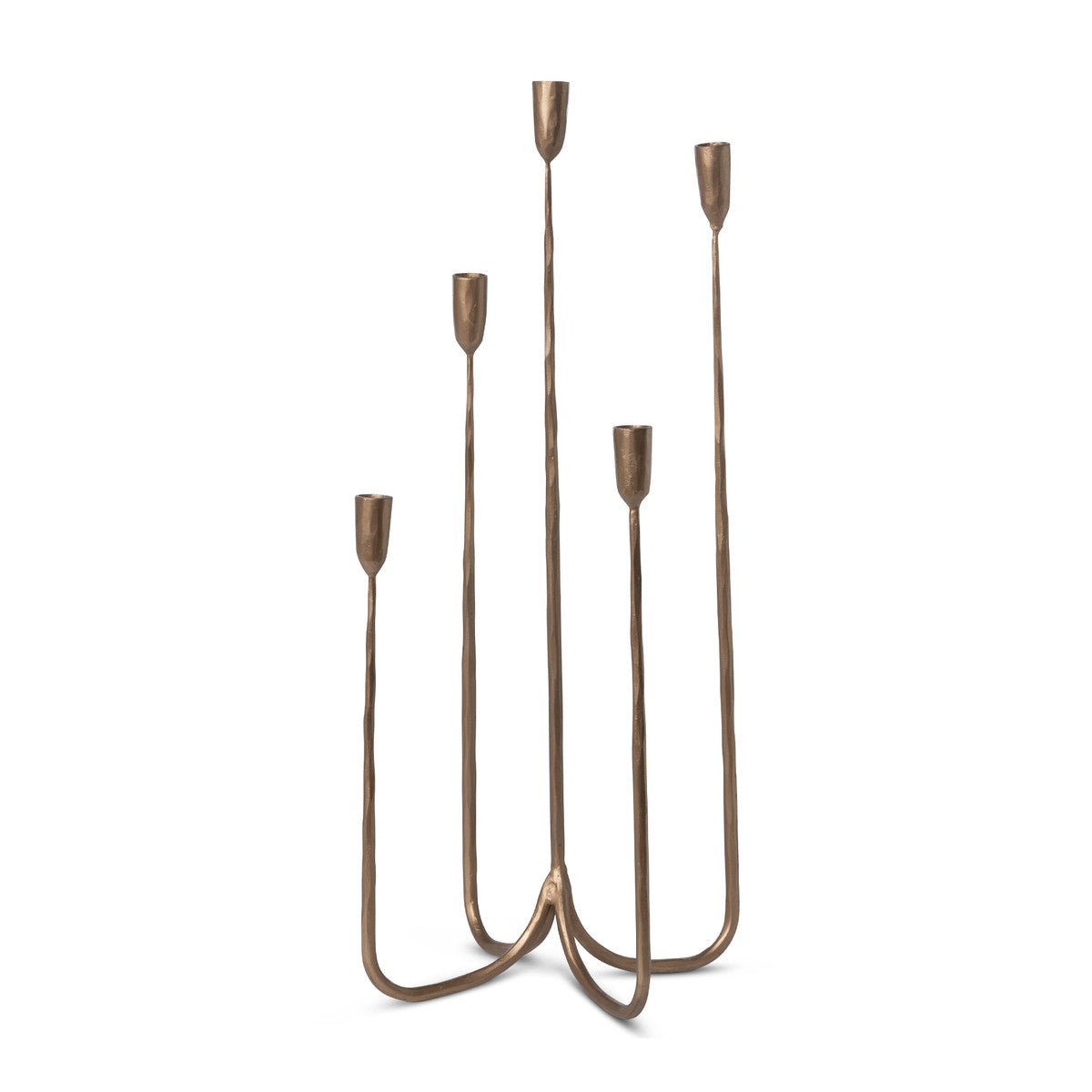 Tall Brass Candelabra.
