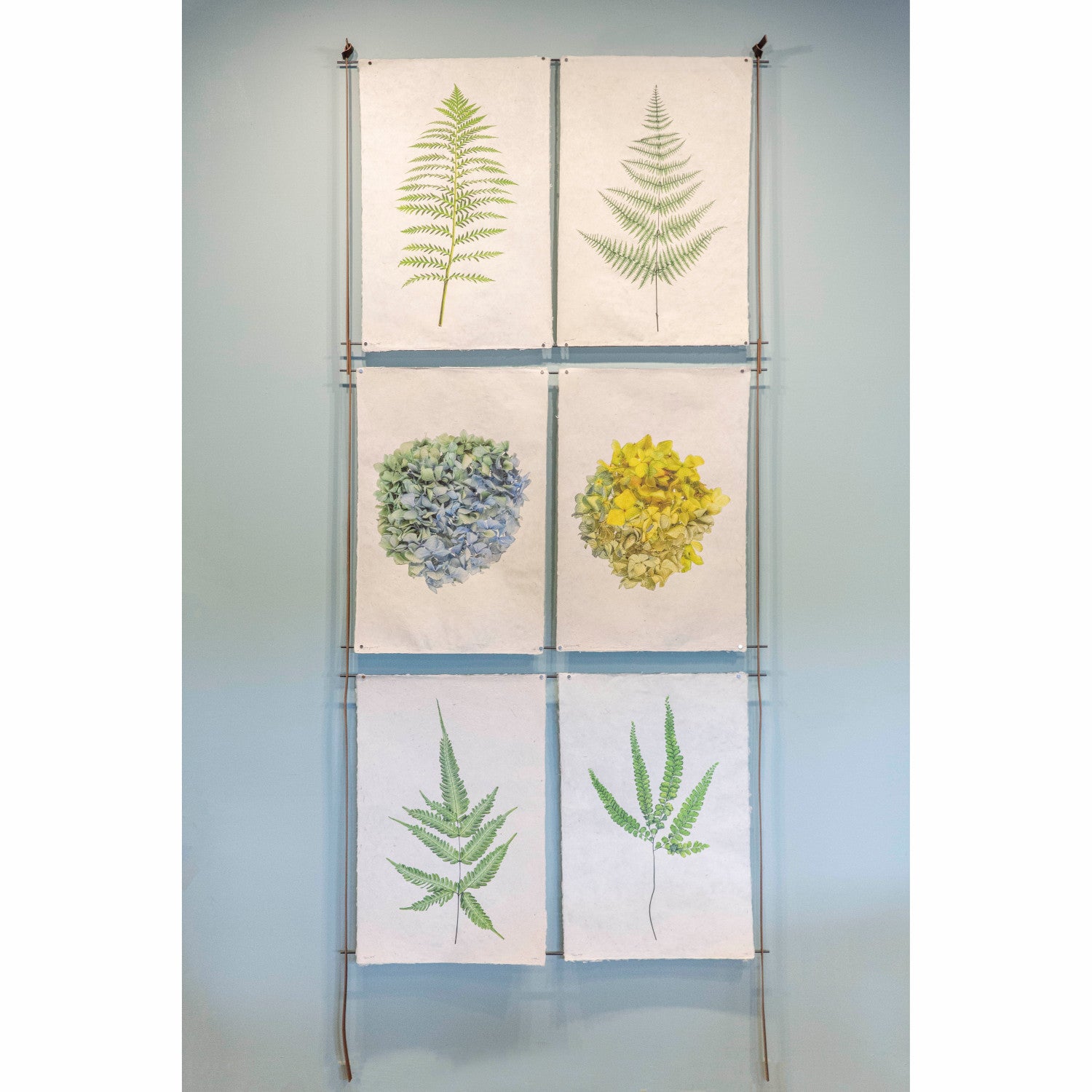 4-6 Print Leather & Steel hangers