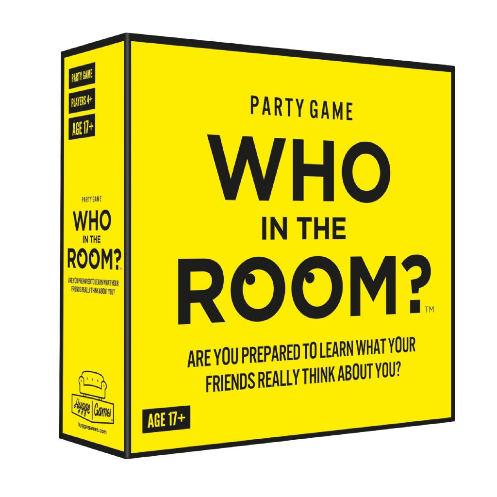 Front of Who in the Room Trivia Box