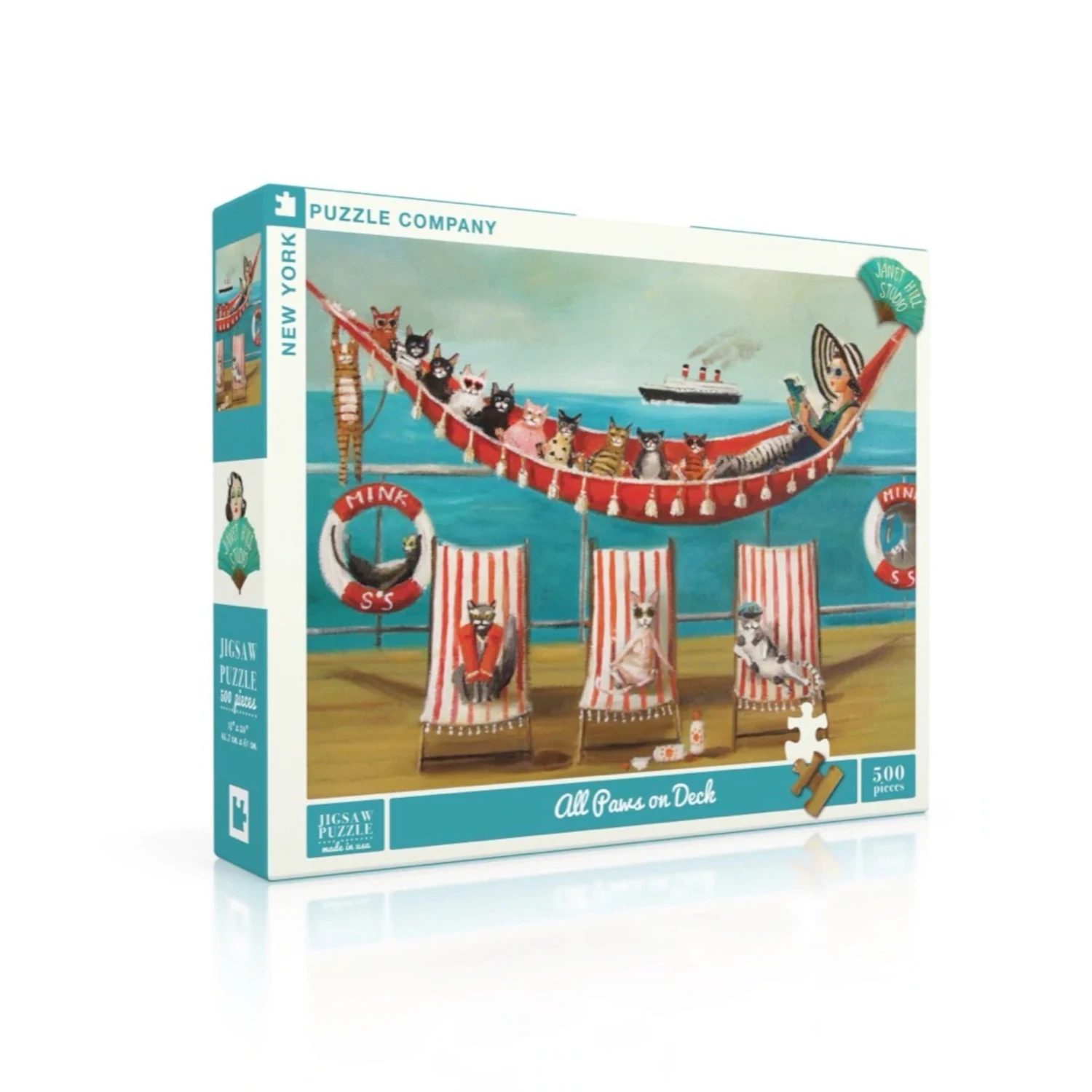 A All Paws on Deck Puzzle featuring Miss Mink&