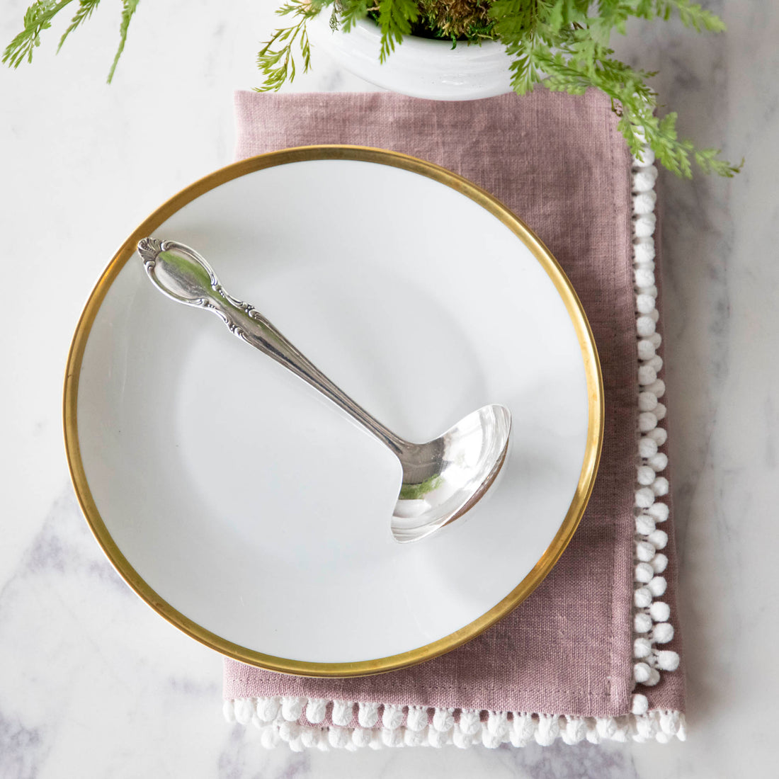 Vintage Silver-Plate Small Gravy Ladle