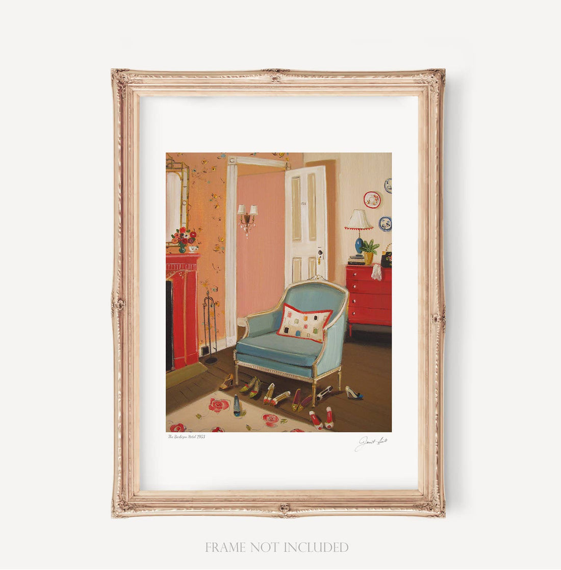 The Barbizon Hotel 1953 Large Art Print