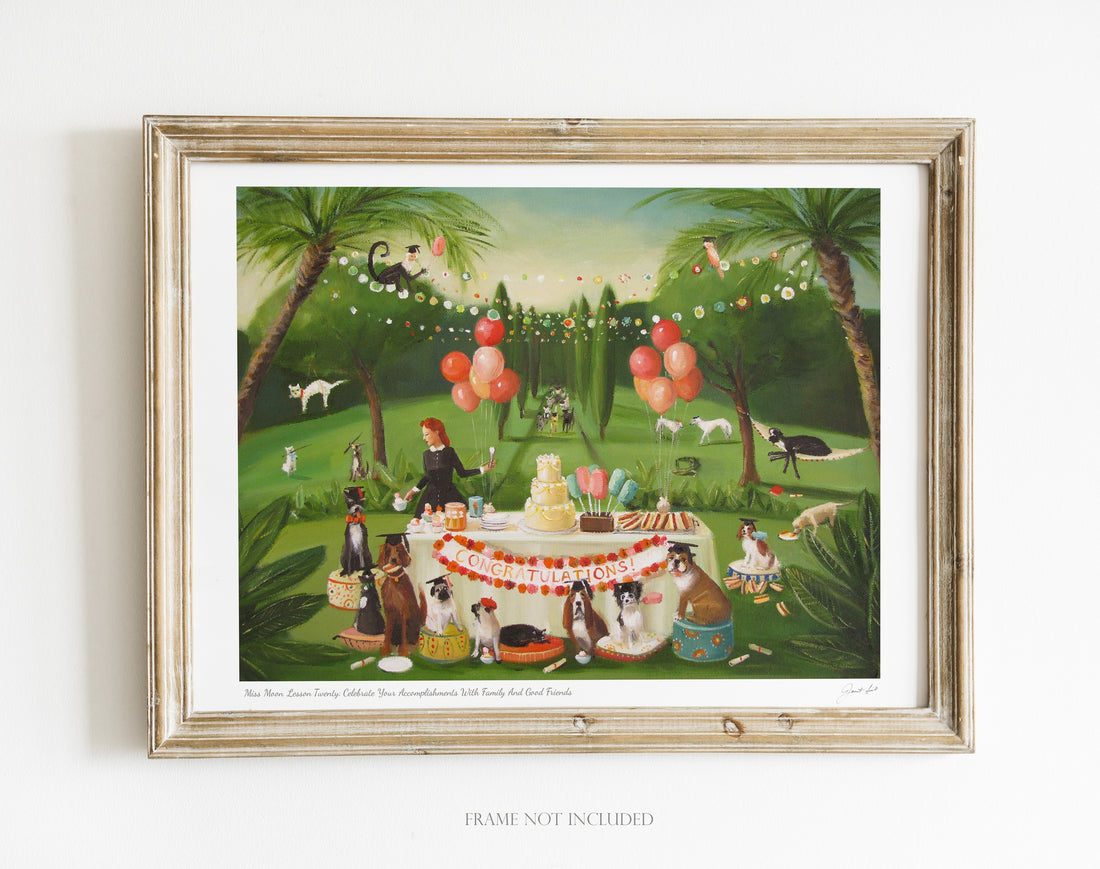 Miss Moon Lesson Twenty Small Art Print