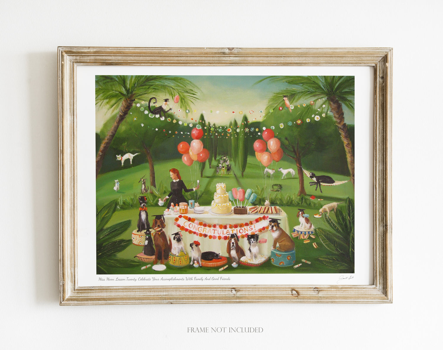 Miss Moon Lesson Twenty Small Art Print