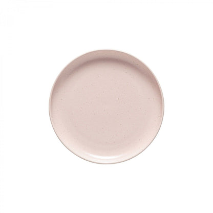 A fine Pacifica Marshmallow Dinnerware plate from the Casafina Living collection, featuring a matte finish, placed on a white background.