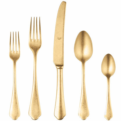 Dolce Vita Pewter Oro 5-Piece Place Setting