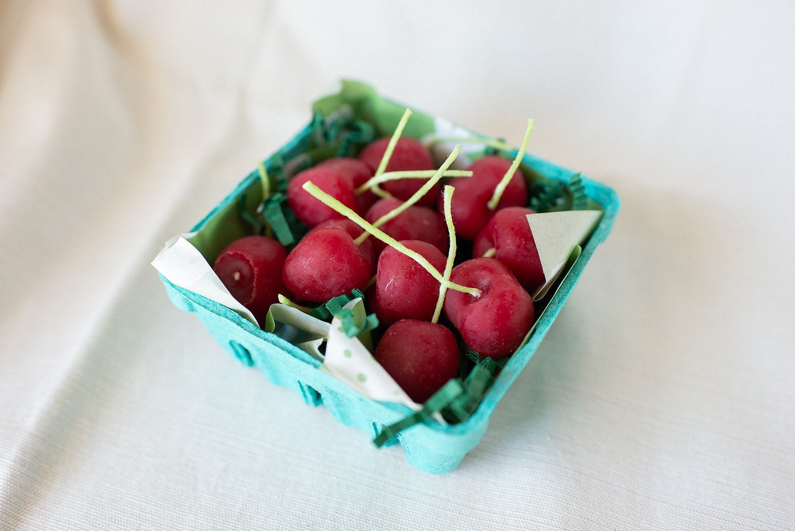 Cherry Beeswax Birthday Candles.