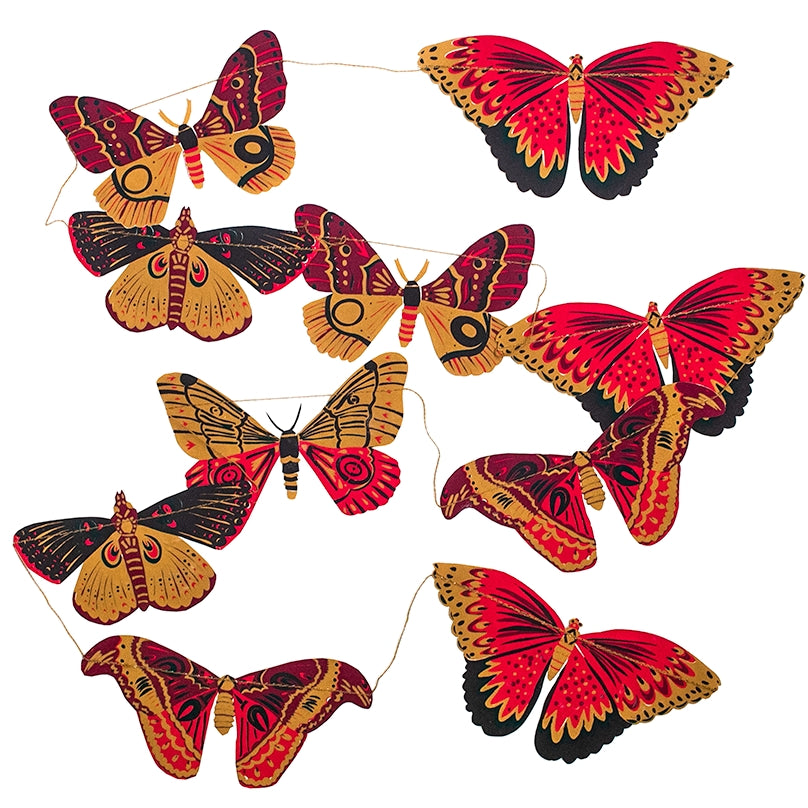 Colorful Butterflies Garland by East End Press. 