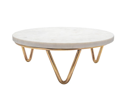 Macarons on a Bidk Home Marble &amp; Brass V-Base Trivet/Cake Plate.
