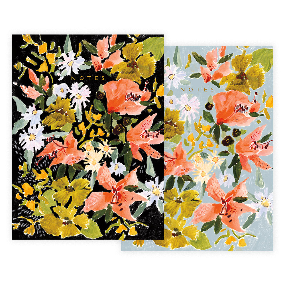 Vintage Floral Seedlings Notebook Set