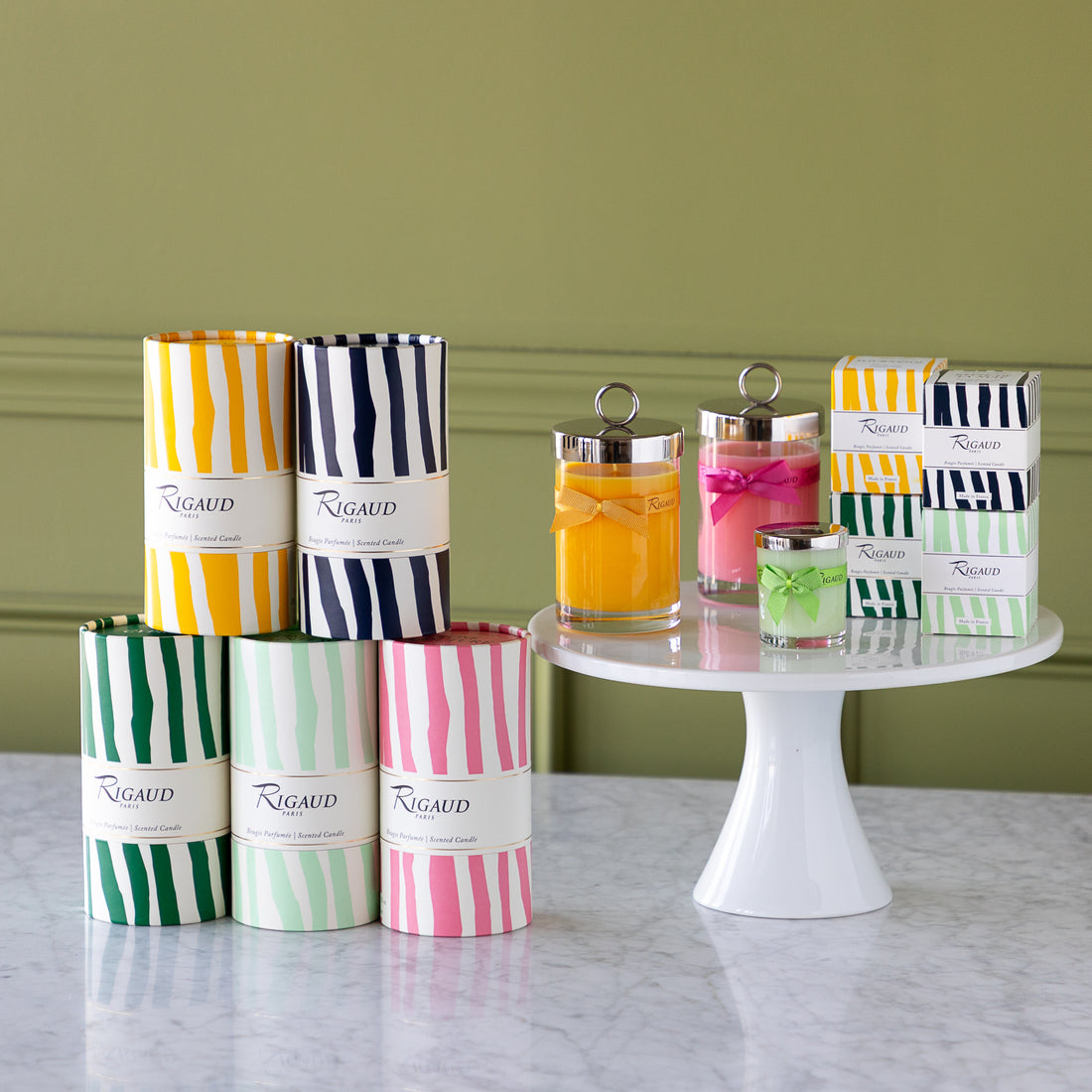 Rigaud Candles in assorted scents and sizes.