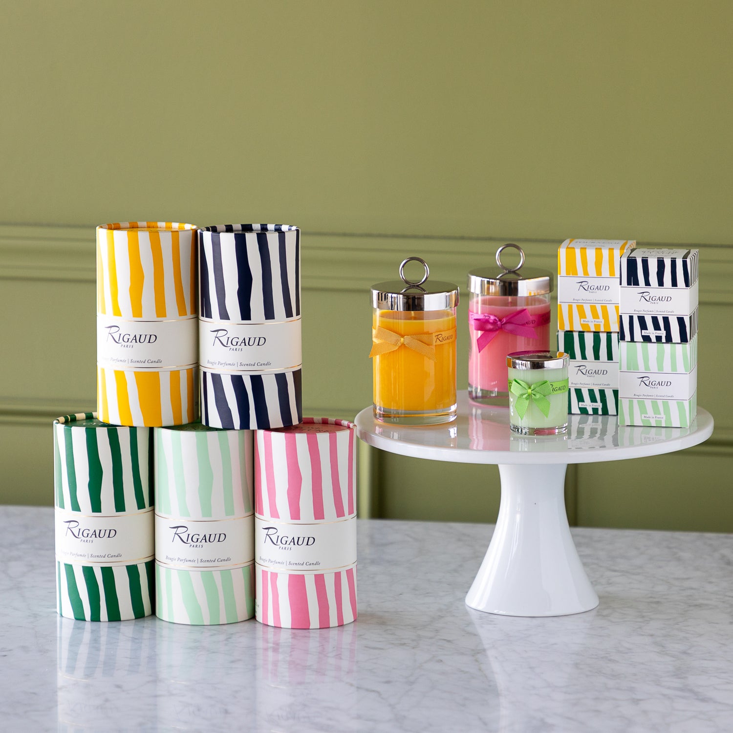 Rigaud Candles in assorted scents and sizes.