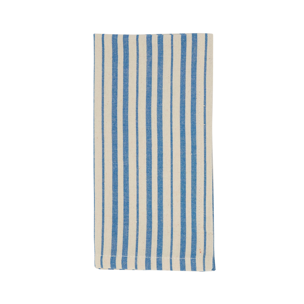 Blue Striped Napkin.
