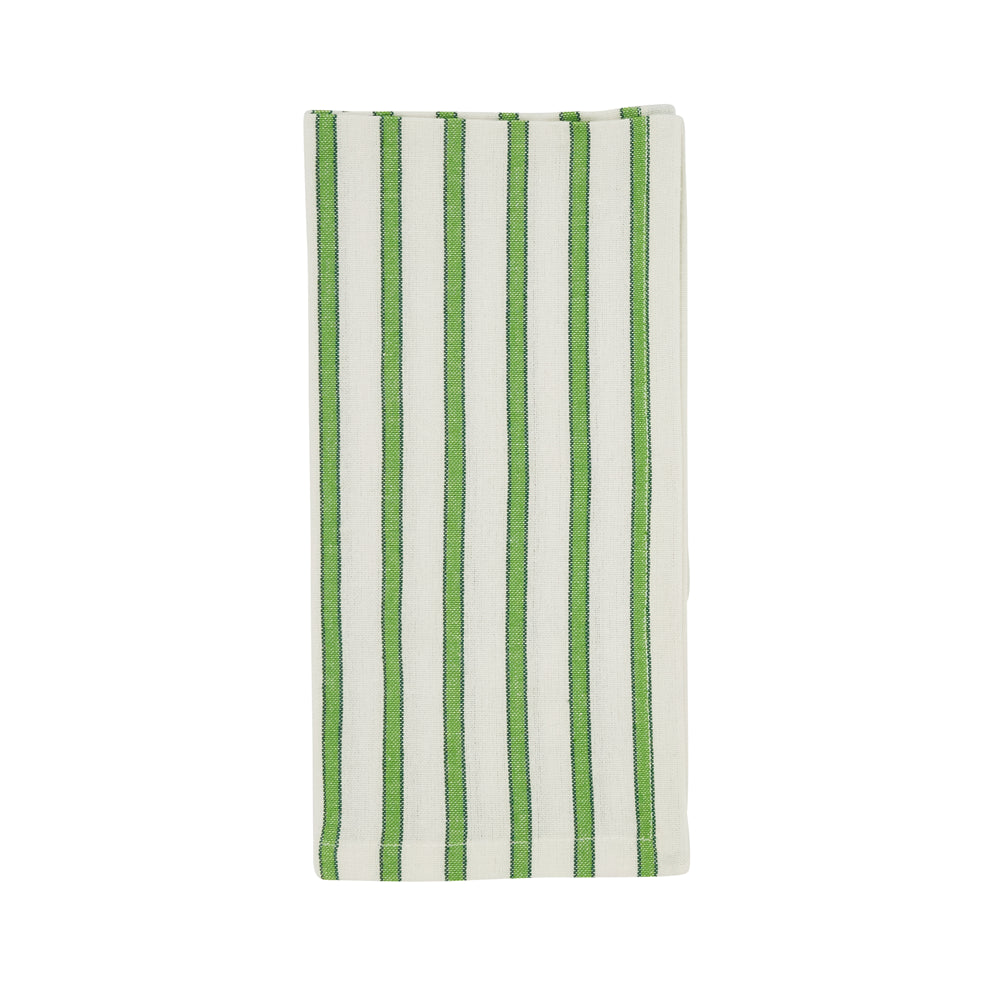 Lime Striped Design Napkin