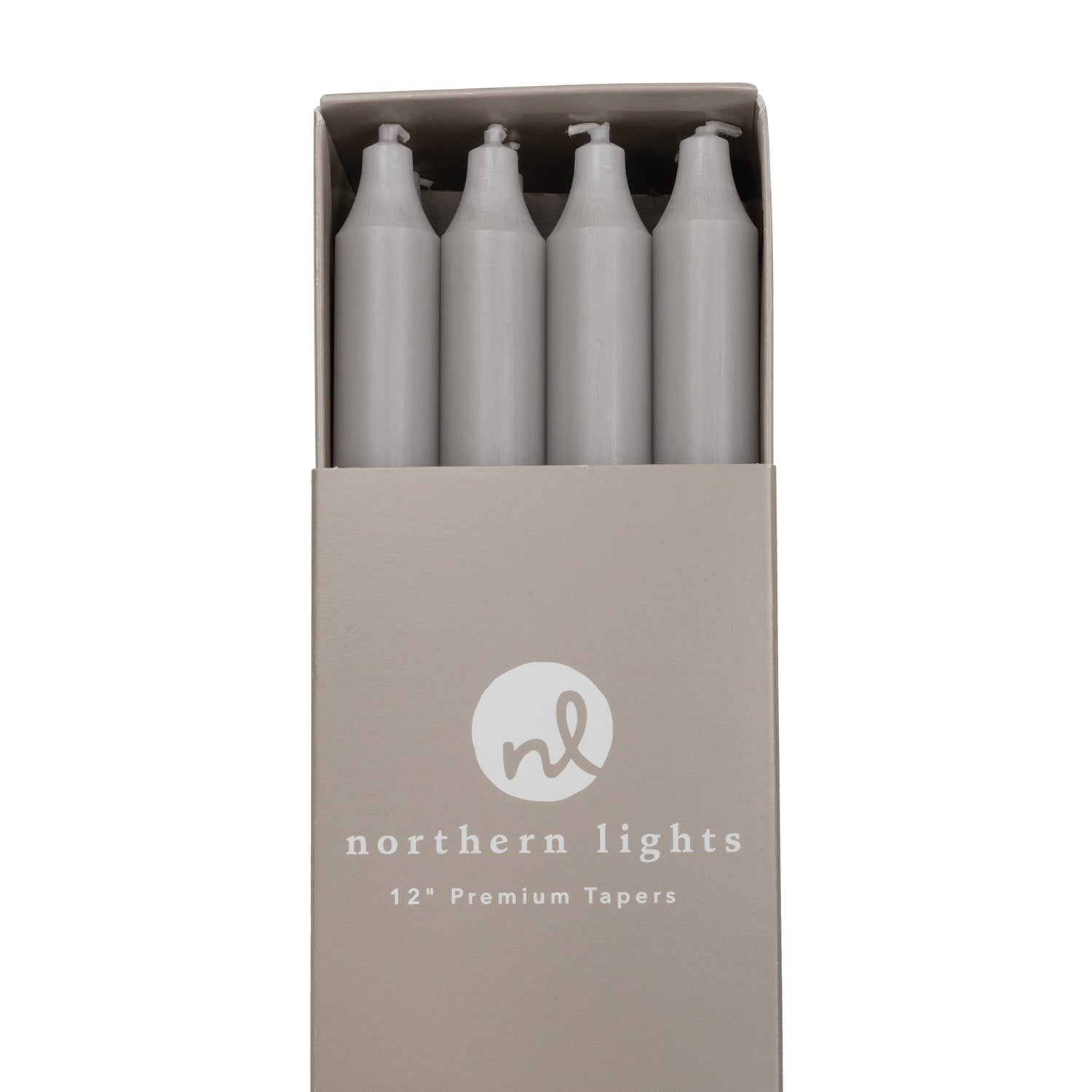 Stone 12&quot; Taper Candle