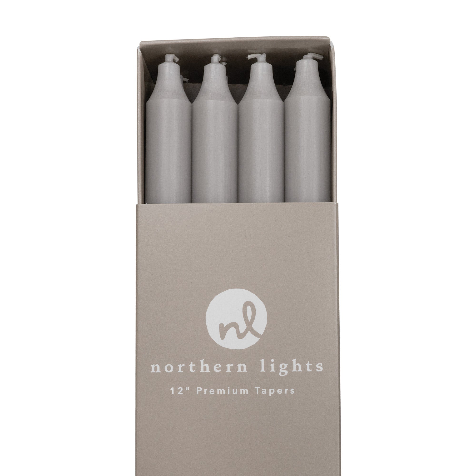 Stone 12&quot; Taper Candle