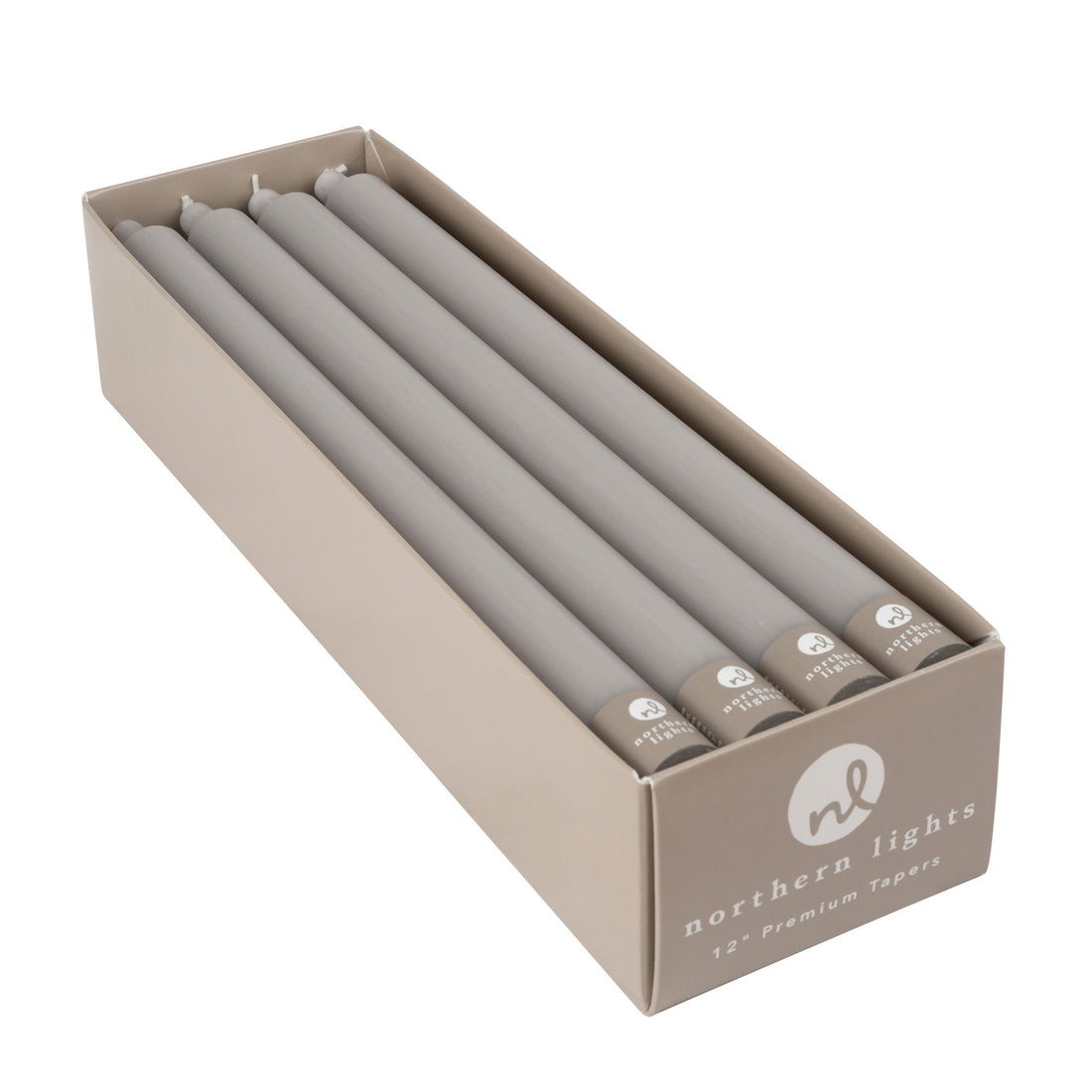 Stone 12&quot; Taper Candle