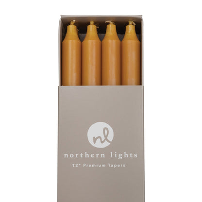 Caramel 12&quot; Taper Candle