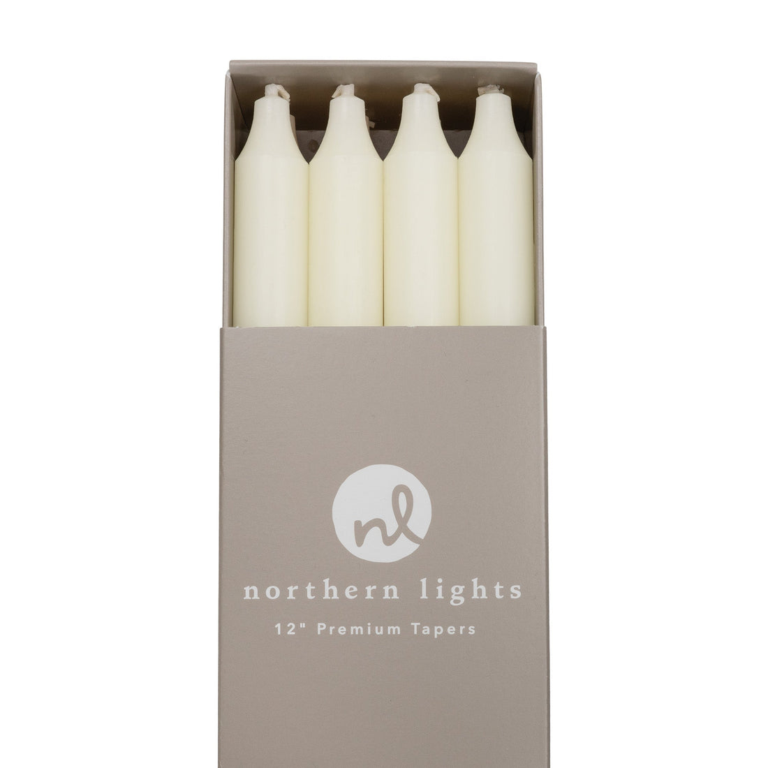 Ivory 12&quot; Taper Candle