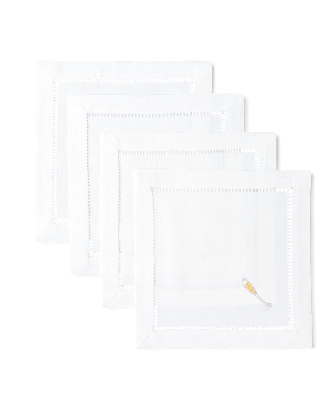 Champagne Cocktail Napkins, Set of 4