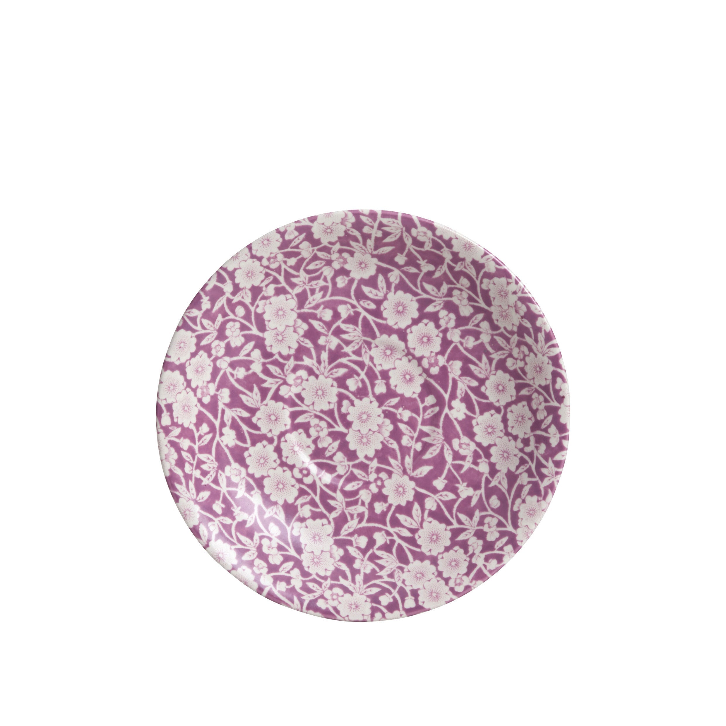 Burleigh Blossom Calico Breakfast Saucer.