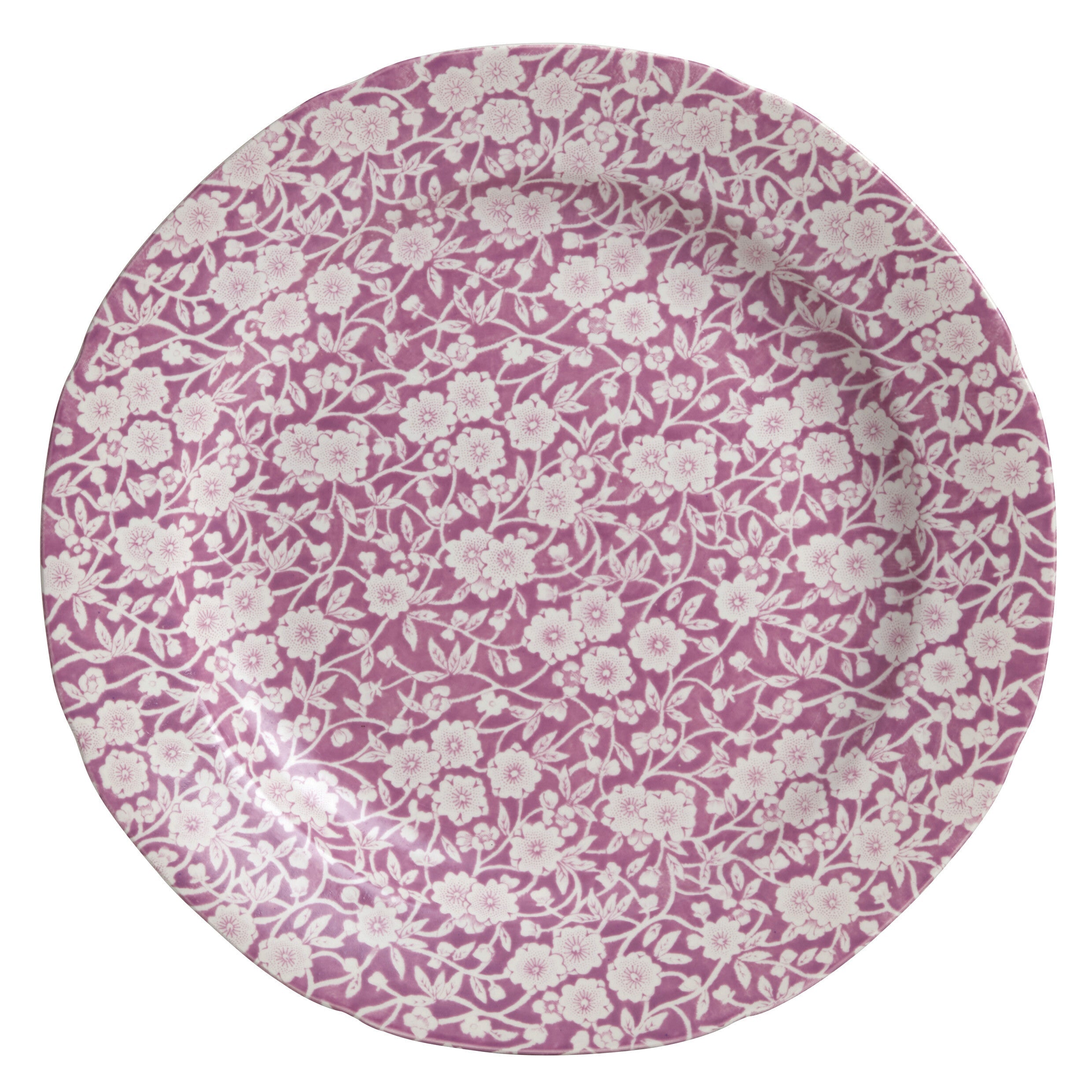 Burleigh Blossom Calico Dinner Plate.