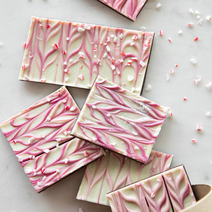 Peppermint Sparkle Bark featuring all-natural ingredients by Hester &amp; Cook.
