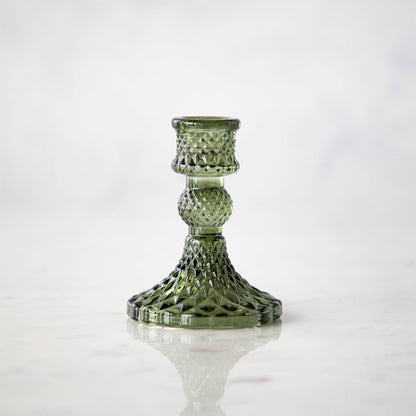 Vintage Green Candlestick