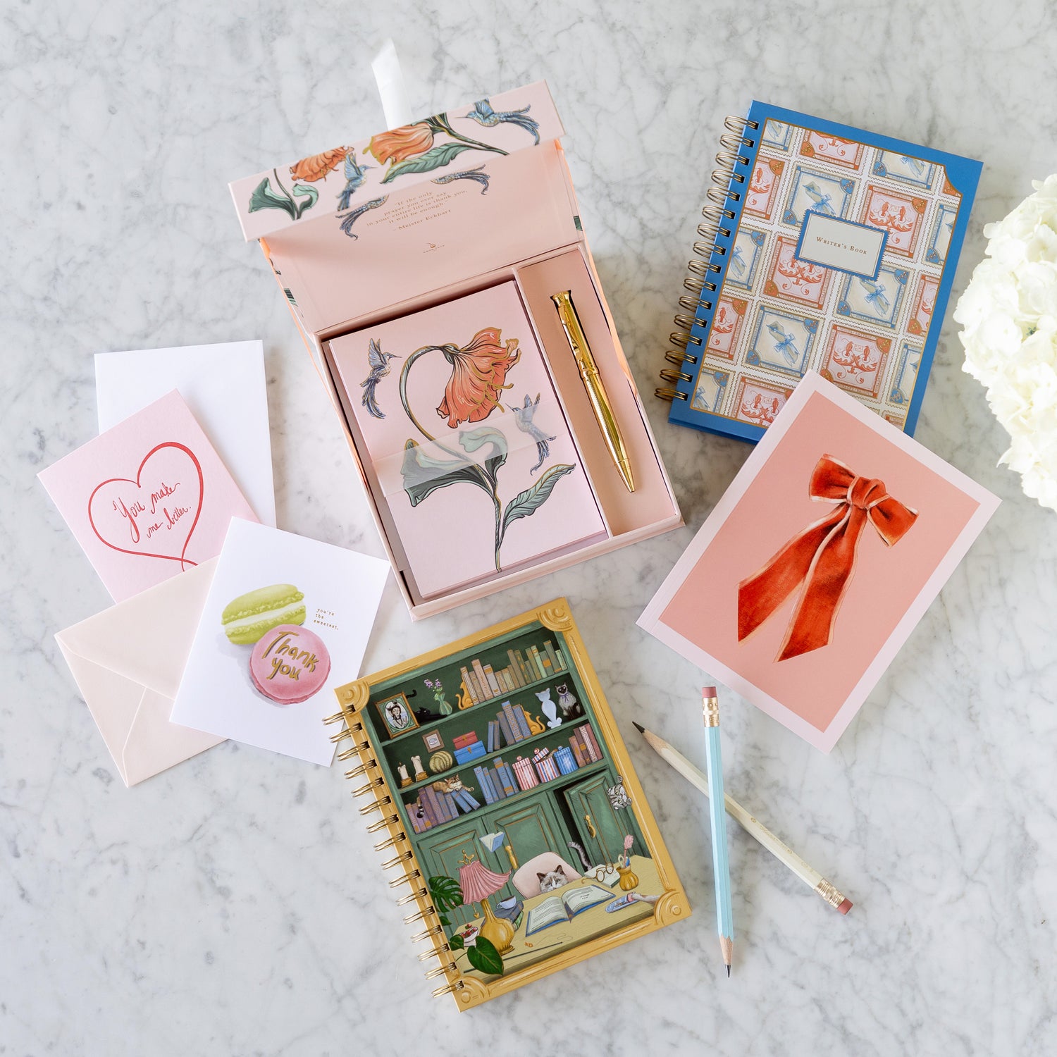 Assorted stationery by Good Juju Ink.