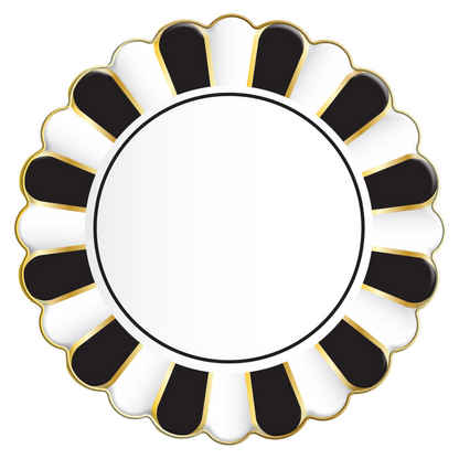 Cordoba Flower Paper Plate