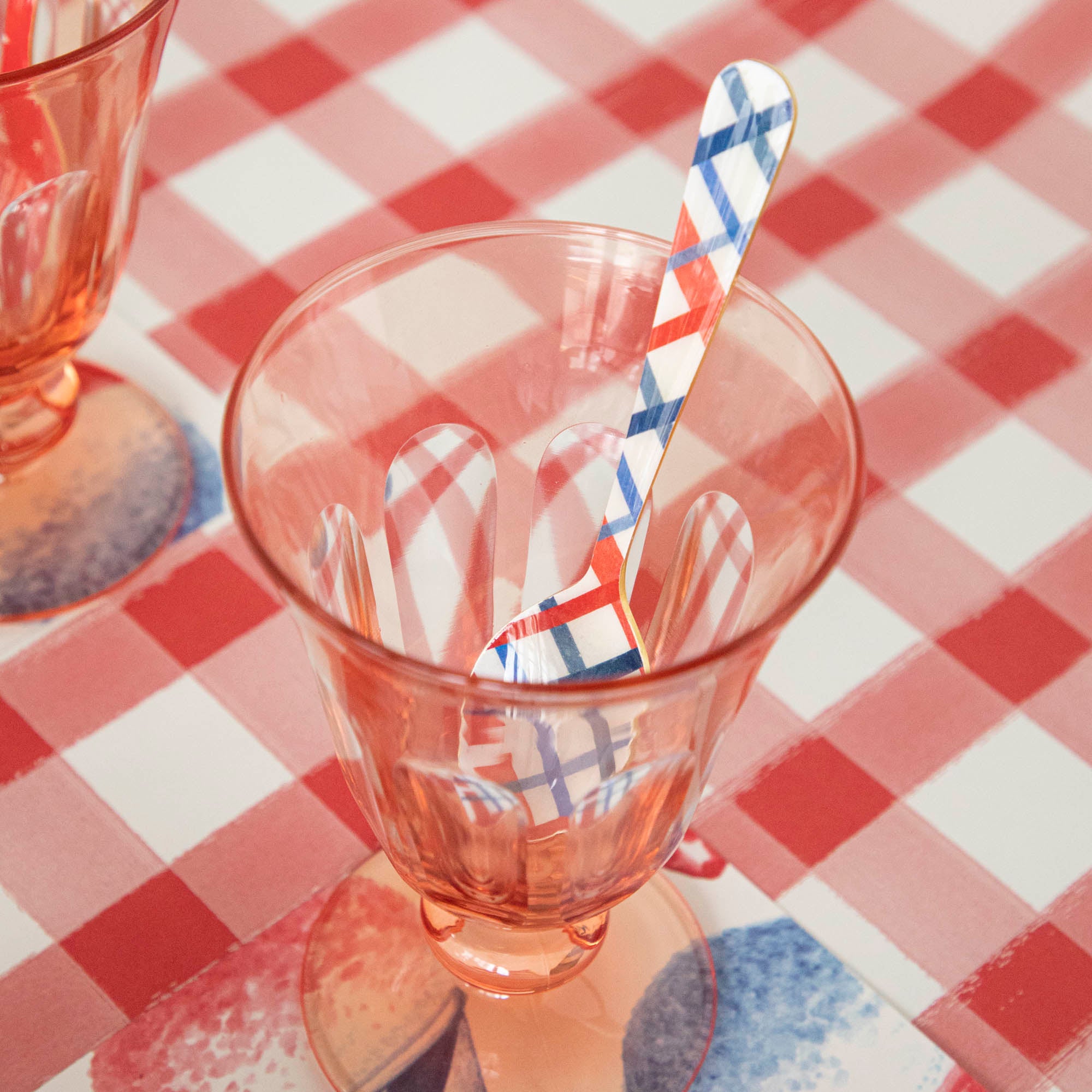 Stainless Steel Americana Spoons, Set of 4