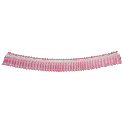 Honeycomb Celebration Garland in layers of pink and white.