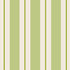 A square cocktail napkin featuring vertical light green and white stripes, with a bright green line centered in each white stripe.