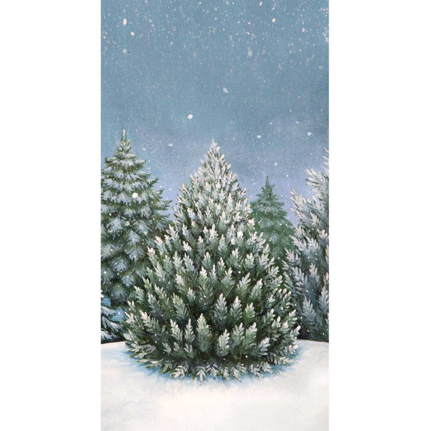 Evergreen Forest Guest Napkins