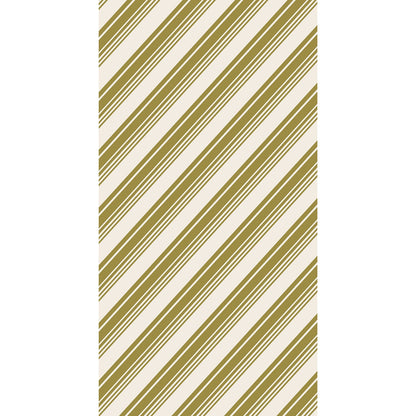 Gold Peppermint Stripe Guest Napkins