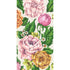 The Garden Derby Guest Napkin featuring colorful, hand-drawn flowers.