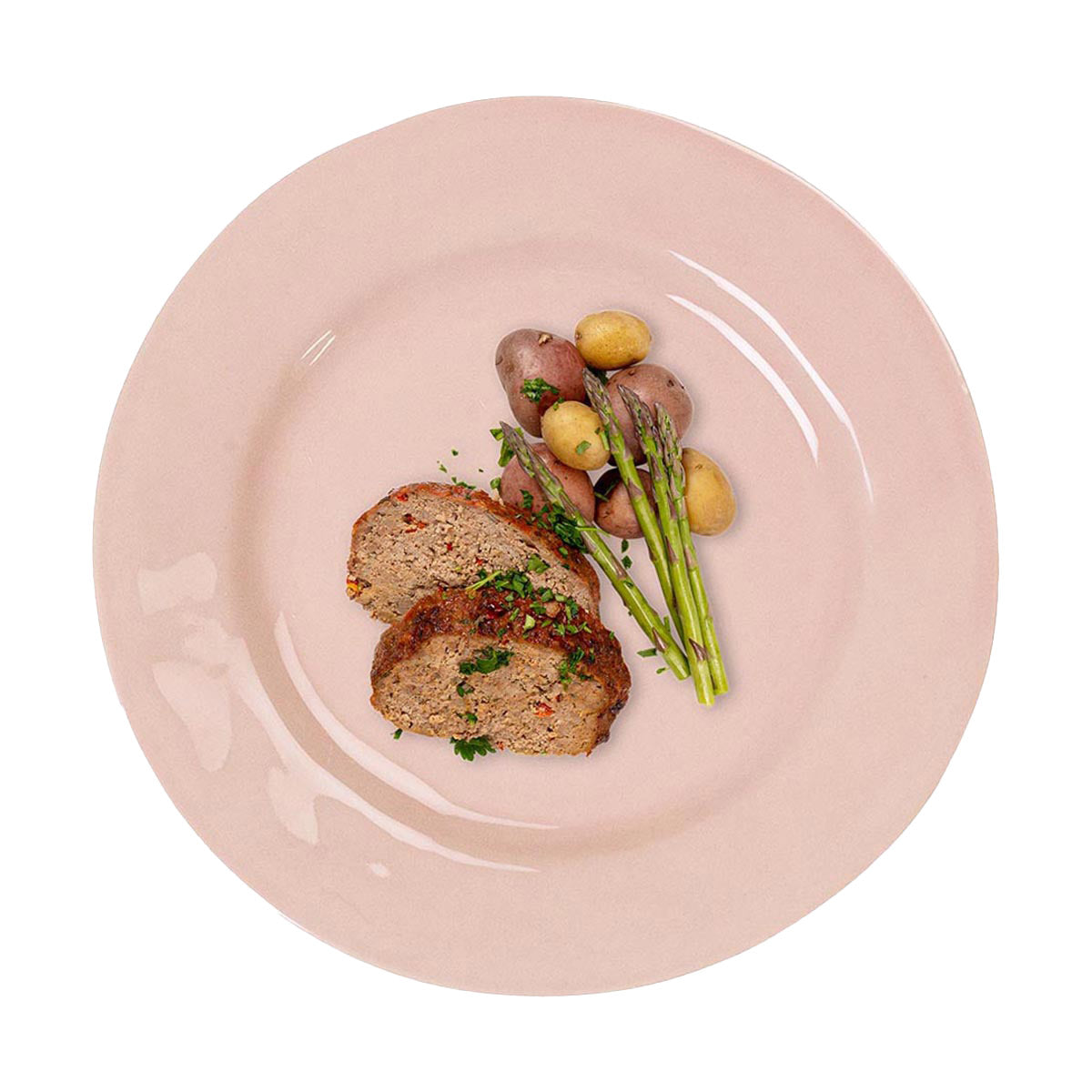 Juliska Puro Dinner Plate in Blush. 