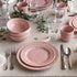 Table set with Juliska Puro Dinnerware in Blush. 