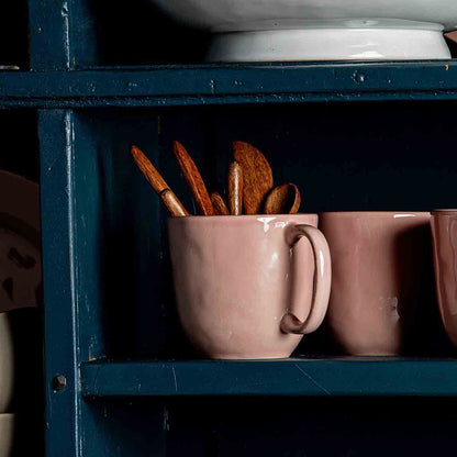 Table set with Juliska Puro Dinnerware in Blush. 