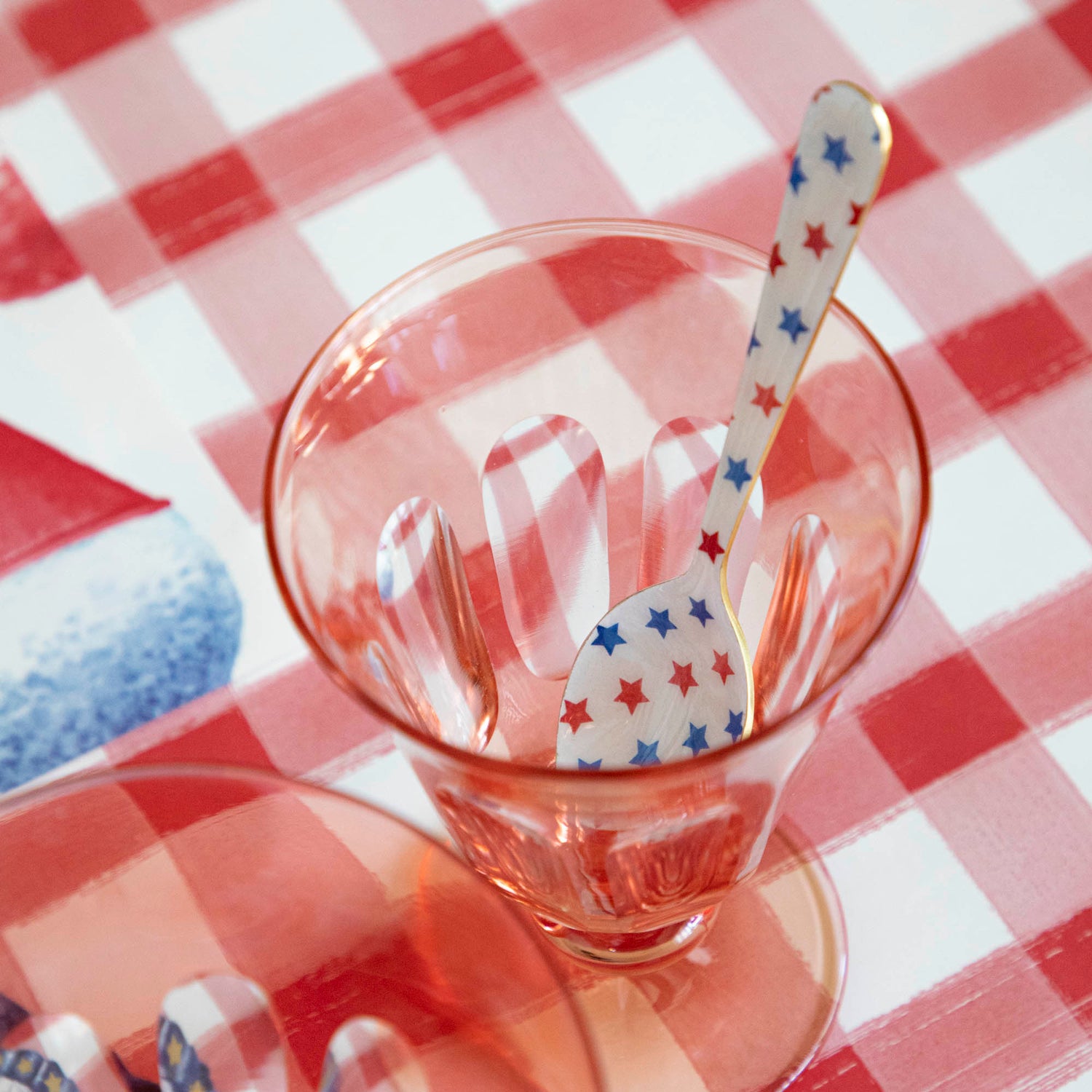 Stainless Steel Americana Spoons, Set of 4