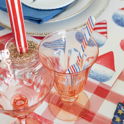 Stainless Steel Americana Spoons, Set of 4