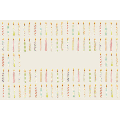 Birthday Candles Personalized Placemat