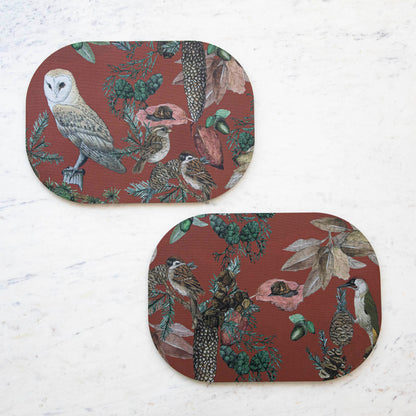 Italian Bird &amp; Floral Placemat, Sold Individually