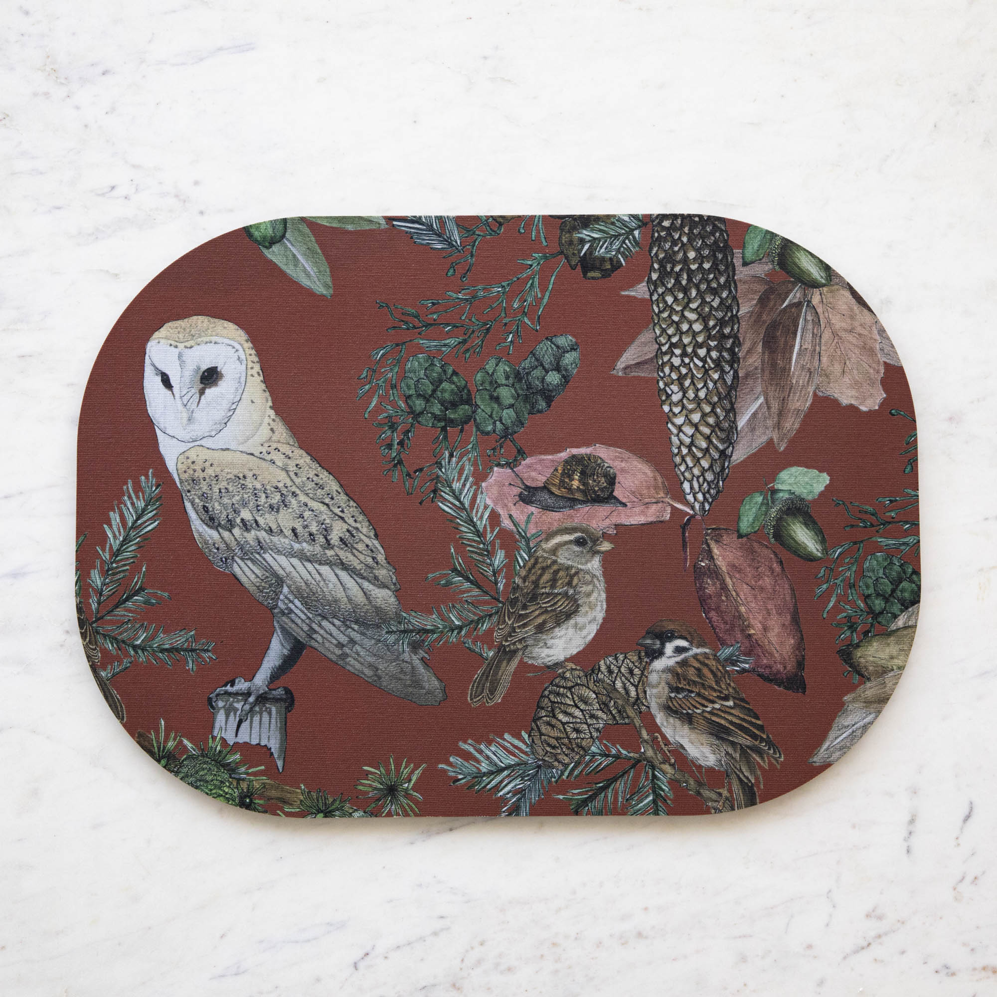 Italian Bird &amp; Floral Placemat, Sold Individually